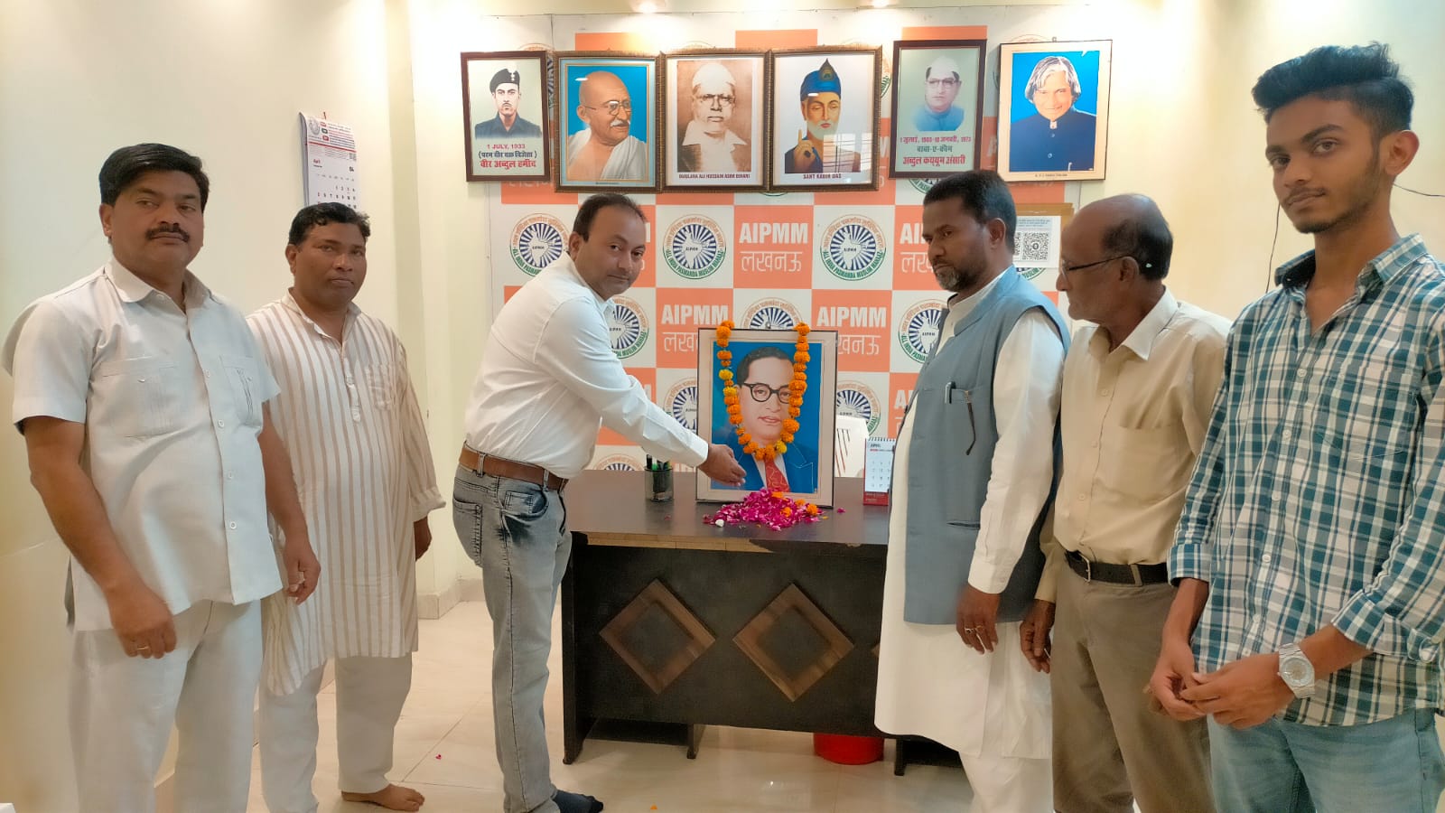 AIPMM ने मनाई अंबेडकर जयंती