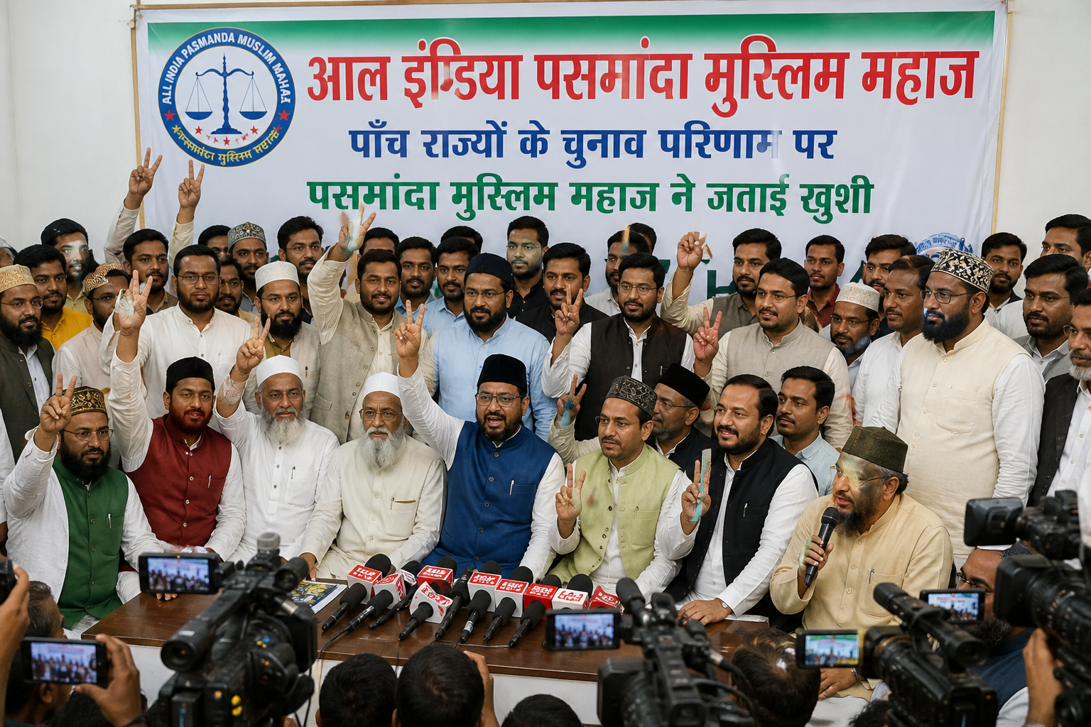 पाँच राज्यों के चुनाव परिणाम पर पसमांदा मुस्लिम महाज ने जताई खुशी