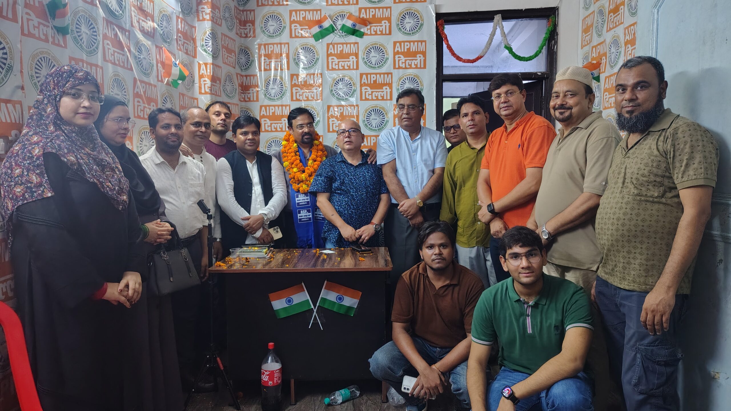 दिल्ली में ई. अख्तर हुसैन व यूसुफ अंसारी का भव्य स्वागत